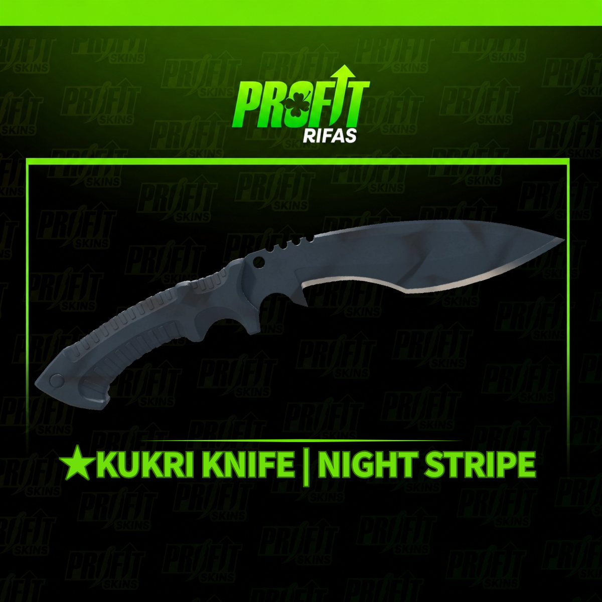 ★KUKRI KNIFE | NIGHT STRIPE (FT) | 20.05